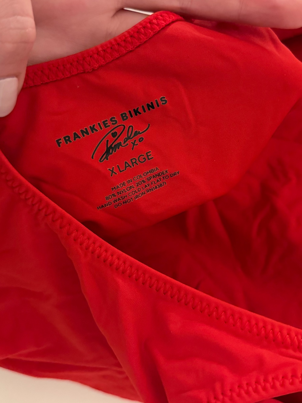 Frankies Bikinis x Pamela Anderson One Piece Swimsuit Sz X-Large - Picture 5 of 5